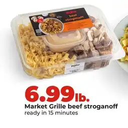 Hy-Vee Market Grille beef stroganoff offer