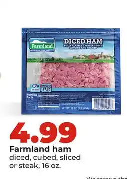 Hy-Vee Farmland ham offer