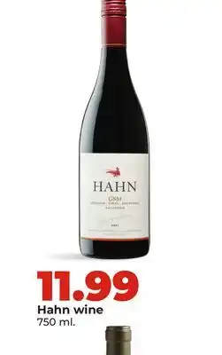 Hy-Vee Hahn wine offer