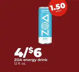 Hy-Vee ZOA energy drink offer