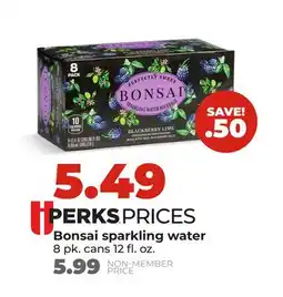 Hy-Vee Bonsai sparkling water offer