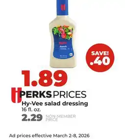 Hy-Vee Hy-Vee salad dressing offer