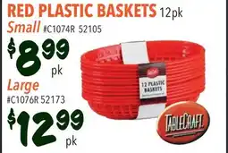 Restaurant Depot RED PLASTIC BASKETS offer