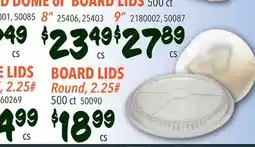 Restaurant Depot BOARD DOME or BOARD LIDS offer