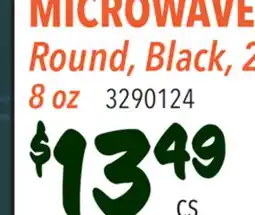 Restaurant Depot MICROWAVE Round, Black, 28 oz offer