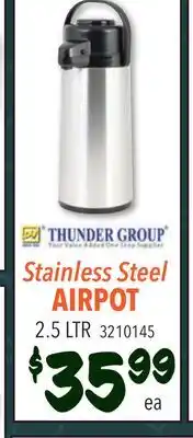 Restaurant Depot Stainless Steel AIRPOT offer