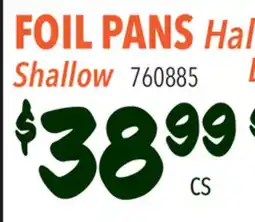 Restaurant Depot FOIL PANS offer