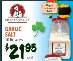 Restaurant Depot CHEF'S QUALITY GARLIC SALT offer