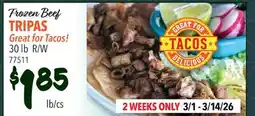 Restaurant Depot Frozen Beef TRIPAS offer