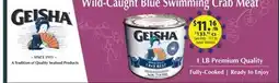 Restaurant Depot GEISHA Wild-Caught Blue Swimming Crab Meat offer