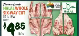 Restaurant Depot Frozen Lamb HALAL WHOLE SIX-WAY CUT offer