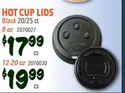 Restaurant Depot HOT CUP LIDS offer