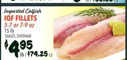 Restaurant Depot Imported Catfish IQF FILLETS offer