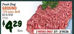 Restaurant Depot Fresh Beef GROUND offer