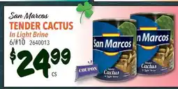 Restaurant Depot San Marcos TENDER CACTUS In Light Brine offer