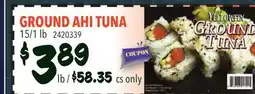 Restaurant Depot GROUND AHI TUNA offer