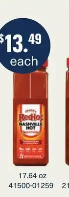 Restaurant Depot maneu RedHot NASHVILLE HOT offer
