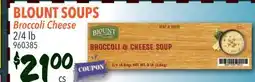 Restaurant Depot BLOUNT SOUPS Broccoli Cheese offer