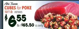Restaurant Depot Ahi Tuna CUBES for POKE offer