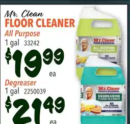 Restaurant Depot Mr. Clean FLOOR CLEANER All Purpose Degreaser offer