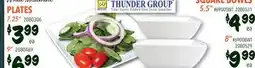 Restaurant Depot THUNDER GROUP White Melamine PLATES SQUARE BOWLS offer
