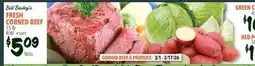 Restaurant Depot Bill Bailey's FRESH CORNED BEEF offer