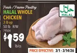 Restaurant Depot HALAL WHOLE CHICKEN offer