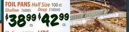 Restaurant Depot FOIL PANS Half Size offer