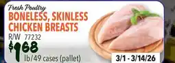Restaurant Depot FRESH POULTRY BONELESS SKINLESS CHICKEN BREASTS offer