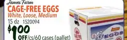 Restaurant Depot James Farm CAGE-FREE EGGS offer