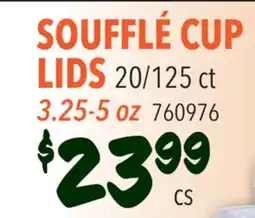 Restaurant Depot SOUFFLÉ CUP LIDS offer