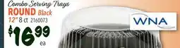 Restaurant Depot ROUND Black Combo Serving Trays offer