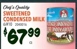 Restaurant Depot Chef's Quality SWEETENED CONDENSED MILK offer