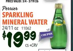 Restaurant Depot Perrier SPARKLING MINERAL WATER offer