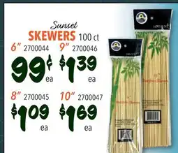 Restaurant Depot Sunset SKEWERS offer