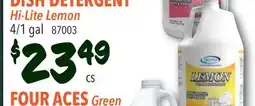 Restaurant Depot FOUR ACES Green Hi-Lite Lemon offer