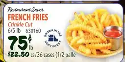 Restaurant Depot Restaurant Saver FRENCH FRIES offer