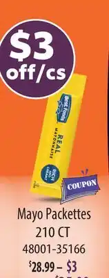 Restaurant Depot Mayo Packettes offer