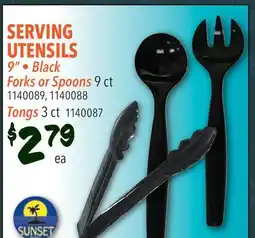Restaurant Depot SERVING UTENSILS offer