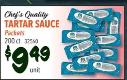 Restaurant Depot Chef's Quality TARTAR SAUCE Packets offer