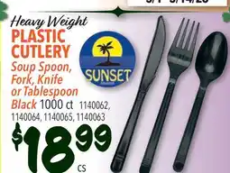Restaurant Depot Heavy Weight PLASTIC CUTLERY offer