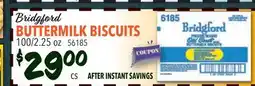 Restaurant Depot Bridgford BUTTERMILK BISCUITS offer