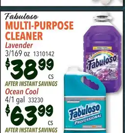 Restaurant Depot Fabuloso MULTI-PURPOSE CLEANER offer