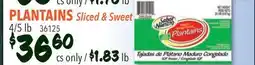 Restaurant Depot PLANTAINS Sliced & Sweet offer