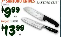 Restaurant Depot 7 SANTOKU KNIVES offer