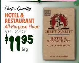 Restaurant Depot Chef's Quality HOTEL & RESTAURANT All-Purpose Flour offer
