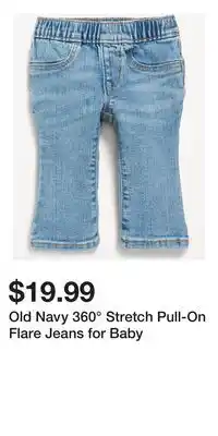 Old Navy Old Navy 360° Stretch Pull-On Flare Jeans for Baby offer