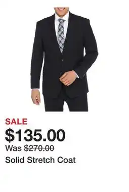Belk Solid Stretch Coat offer