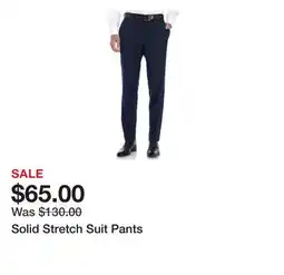 Belk Solid Stretch Suit Pants offer