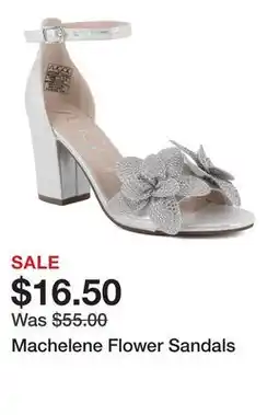 Belk Machelene Flower Sandals offer